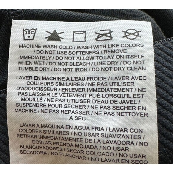 Nike Pro Training Workout Tights Womens Size Small Black Athletic Swoosh 932078 - Picture 14 of 15